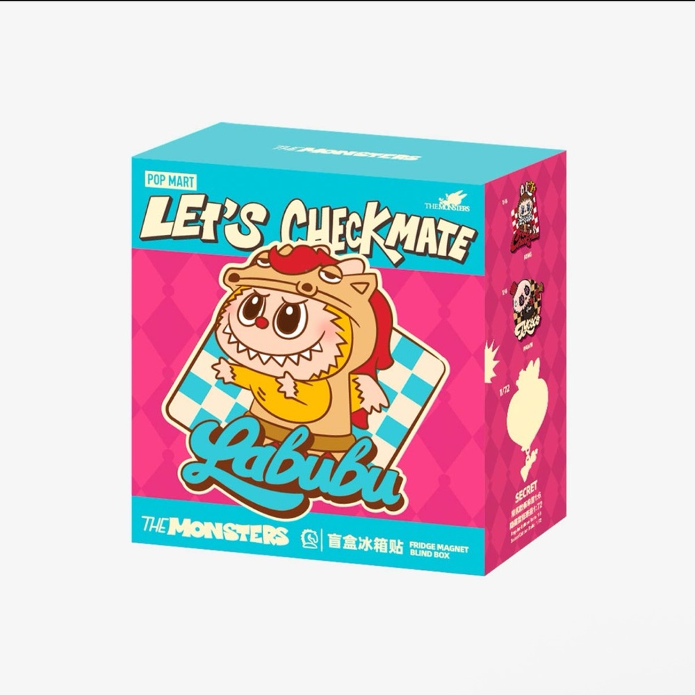 Labubu Pop Mart Fridge Magnet Blind Box